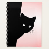 Chat noir rusé rose (Devant)