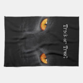 Chat noir Serviettes de cuisine Halloween (Horizontal)