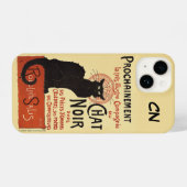  "Chat Noir" | Steinlen Art Nouveau iPhone Hoesje (Achterkant horizontaal)