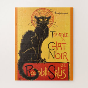 Chat Noir Steinlen Belle Epoque  Art Legpuzzel