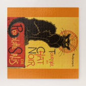 Chat Noir Steinlen Belle Epoque Art Legpuzzel (Horizontaal)