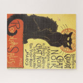 Chat Noir Steinlen Belle Epoque  Art Legpuzzel (Horizontaal)