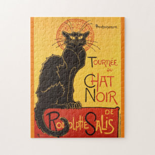Chat Noir Steinlen Belle Epoque  Art Legpuzzel
