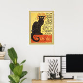 Chat Noir Steinlen Belle Epoque  Art Poster (Thuiskantoor)