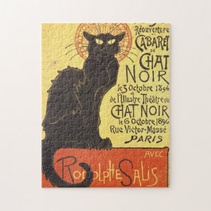 Chat Noir Steinlen Belle Epoque Kunst Legpuzzel