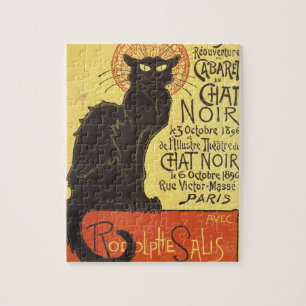 Chat Noir Steinlen Belle Epoque Kunst Legpuzzel
