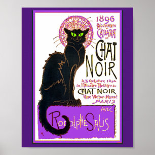 Chat Noir, Steinlen Fine Art Poster