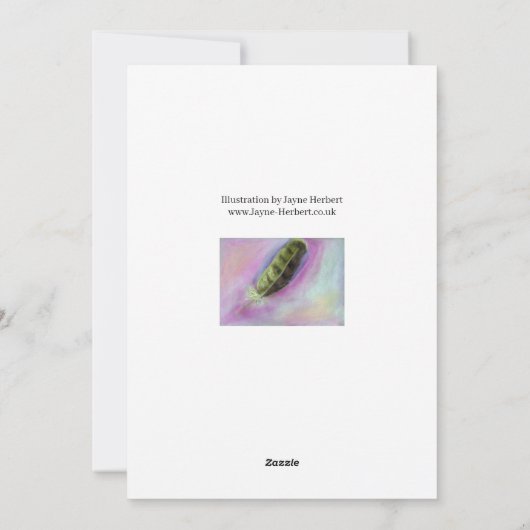 Chat noir sur le rebord de fenêtre - Carte (Dos)