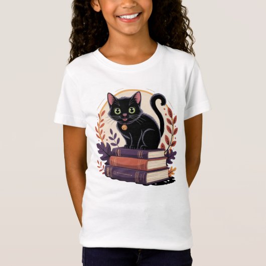 Chat noir - T-shirt enfant (Devant)