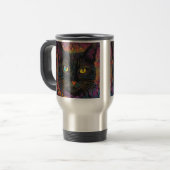 chat noir - tasse à café (Devant gauche)