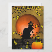 Chat Noir Thanksgiving Kaart (Achterkant)