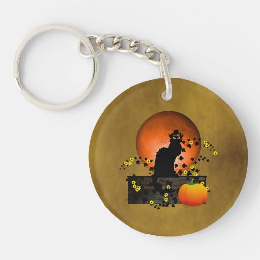 Chat Noir Thanksgiving Sleutelhanger (Voorkant)