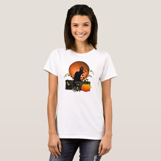 Chat Noir Thanksgiving T-shirt (Voorkant volledig)