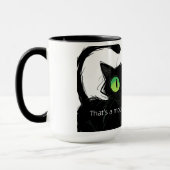 Chat noir "That's a Mood" Mug en céramique (Gauche)