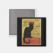  Chat Noir, Vente Hôtel Drouot Steinlen Magneet (Voorkant / Achterkant)