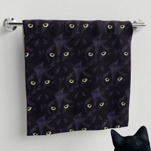Chat noir Vert yeux Motif pour animaux de compagni