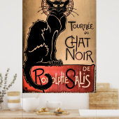  Chat Noir - Zwarte Kat Poster (Keuken)