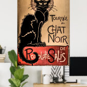  Chat Noir - Zwarte Kat Poster (Thuiskantoor)