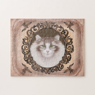 Chat norvégien orné puzzle