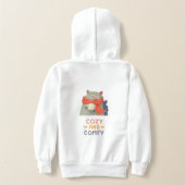Chat orange douillet et confortable Écharpe d'hive (Couchage Retour)