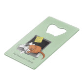 Chat Orange Drôle Ordinateur Portable Vert Travail (Devant Angle)