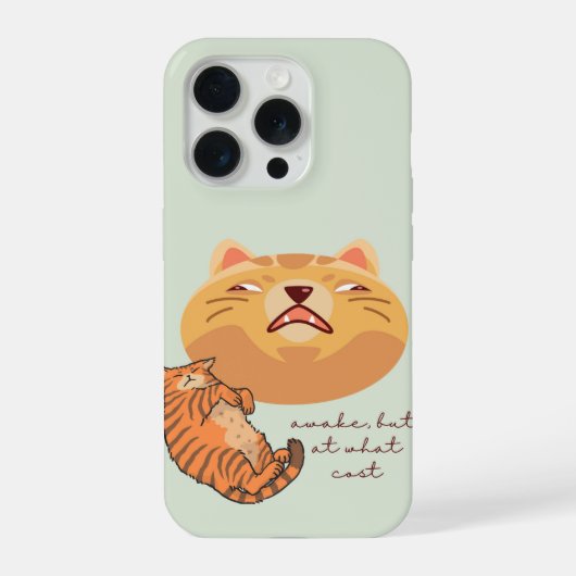 Chat orange fatigué (Verso)
