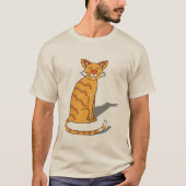 Chat orange, T-shirt pour hommes (Devant)