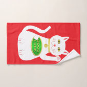 Chat Oriental Lucky (Serviette à main)