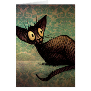 Chat oriental noir mignon