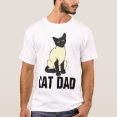 Chat Papa T-shirts à manches longues (Devant)