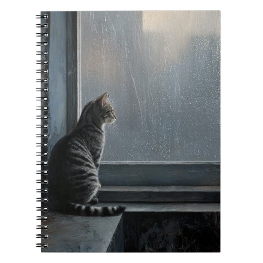 Chat par le Carnet Rainy Window (Devant)