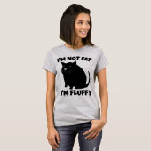 CHAT PAS GRAS FLUFFY FUNNY T-SHIRTS (Devant entier)
