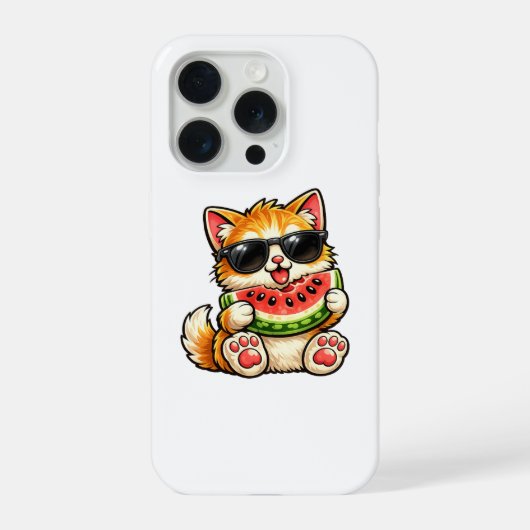 Chat pastèque cool (Verso)