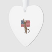 Chat patriotique Drapeau américain Design vectorie (devant)