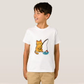 Chat Pêcheur - T-Shirt (Devant entier)