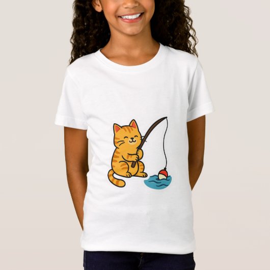 Chat Pêcheur - T-Shirt (Devant)