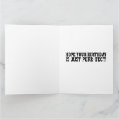 CHAT PÈRE CARTE D'ANNIVERSAIRE POUR LE FRÈRE PÈRE (Intérieur)