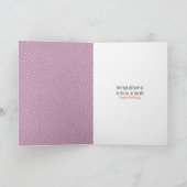 chat perse blanc avec marguerite Carte (Intérieur)