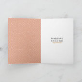 chat perse blanc avec marguerite Carte (Intérieur)