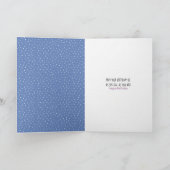 chat perse blanc avec marguerite Carte (Intérieur)