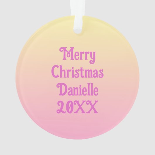 Chat perse en fleurs Noël personnalisé (dos)