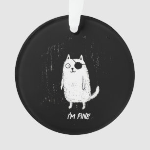 Chat Pirate – Art Minimal et Drôle de Chat