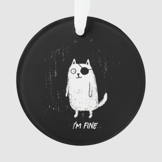 Chat Pirate – Art Minimal et Drôle de Chat (devant)