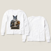 Chat Plat Bleu Russe (Motif Recto et Verso)