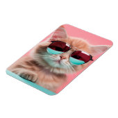 Chat Portant des lunettes de soleil Avion Magnet (Côté Gauche)