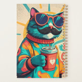 Chat portant des lunettes de soleil surdimensionné (Dos)