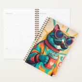 Chat portant des lunettes de soleil surdimensionné (Devant avec enveloppe)