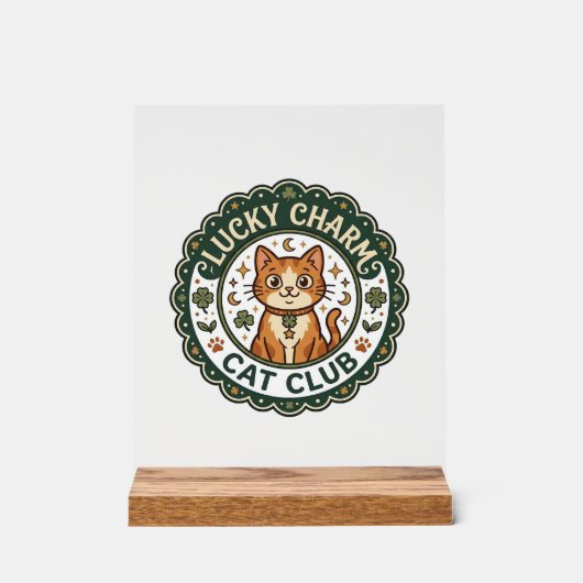 Chat porte-bonheur POD Art Vector - Chat porte-bon (Recto)