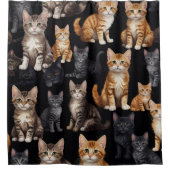 Chat Portrait Douche rideau (Devant)