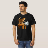 Chat pro-immigration, T-shirt abolition ICE, ching (Devant entier)